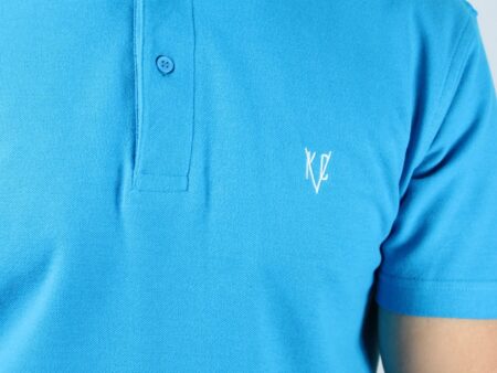 Classi Polo Shirt - Azure Blue