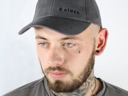 charcoal grey classic cap