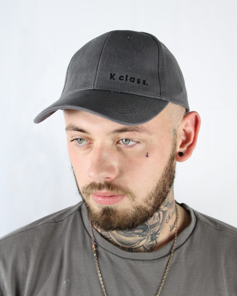 charcoal grey classic cap